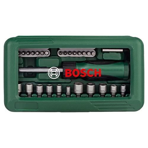 Bosch 46-Piece Screwdriver Bit set, with Screwdriver Bits and 12 Nutsetters - Image 2