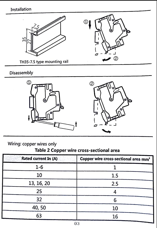 Chint Solar NB1-63DC 32A 500V DC Miniature Circuit Breaker (MCB) - Image 5