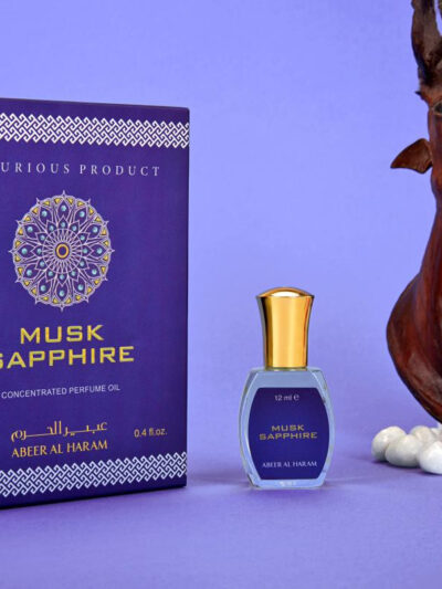 Abeer Al Haram Musk Sapphire Alcohol Free Attar Perfume Luxurious Product (12 ml)