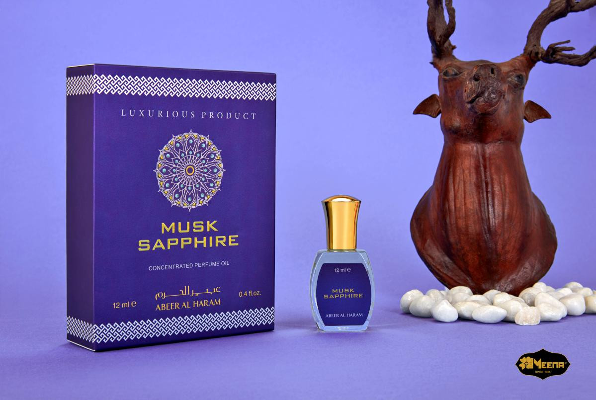 Abeer Al Haram Musk Sapphire Alcohol Free Attar Perfume Luxurious Product (12 ml)